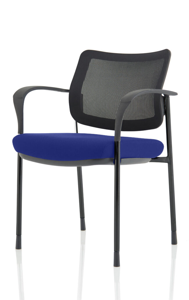 Brunswick Deluxe Medium Back Stacking Visitor Office Chair with Arms - Image 44