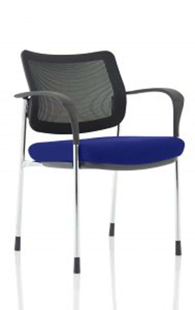 Brunswick Deluxe Medium Back Stacking Visitor Office Chair with Arms - Image 53