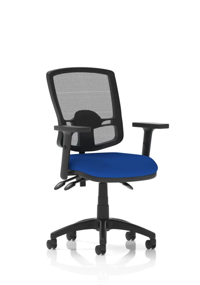 Eclipse Plus III Deluxe Medium Mesh Back Task Operator Office Chair - Image 41
