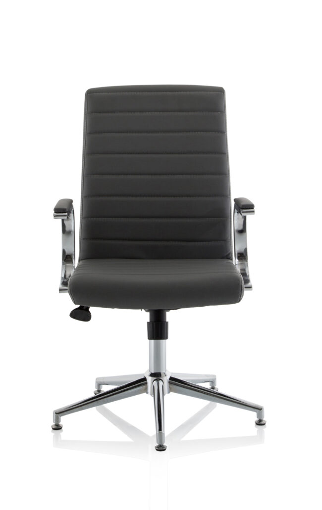 Ezra Medium Back Leather Executive Office Chair with Arms - Image 45
