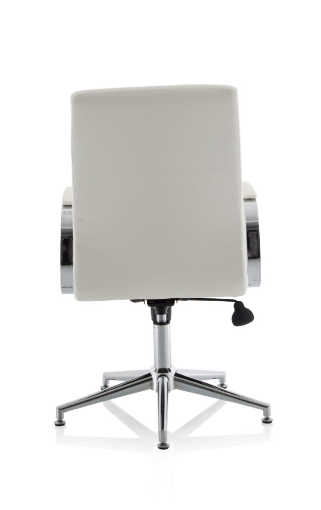 Ezra Medium Back Leather Executive Office Chair with Arms - Image 25