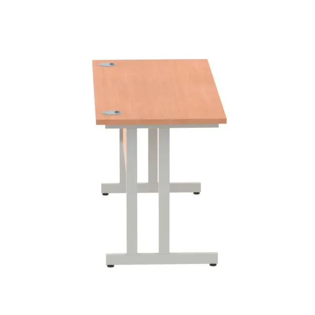 Impulse 1400mm Slimline Desk Cantilever Leg - Image 4