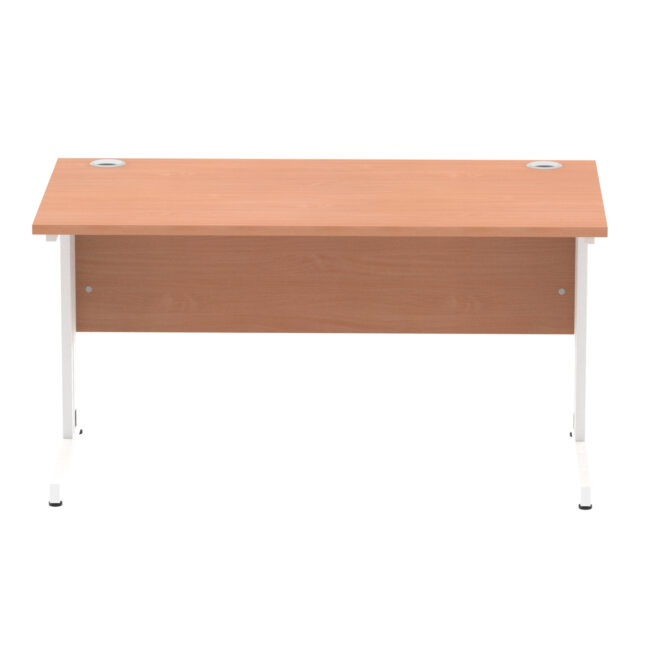 Impulse 1400mm Straight Desk Cable Managed Leg - Image 10