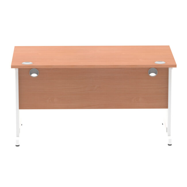 Impulse 1400mm Straight Desk Cable Managed Leg - Image 14