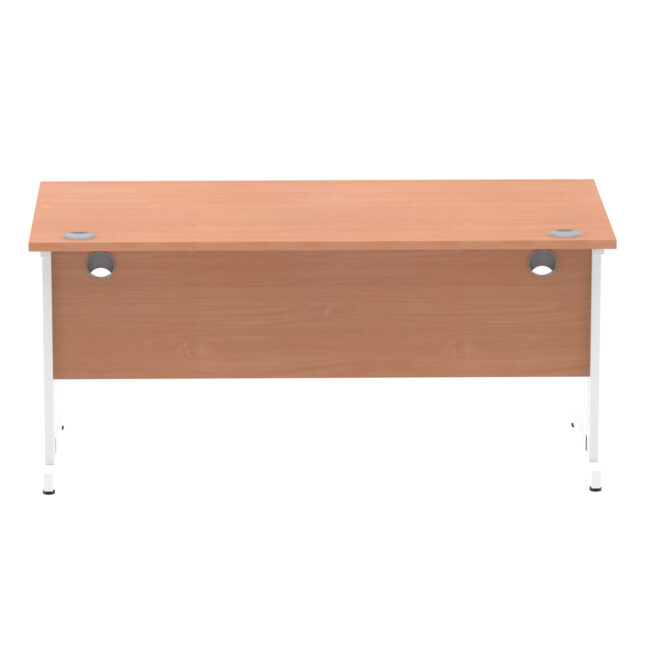 Impulse 1600mm Straight Desk Cable Managed Leg - Image 14