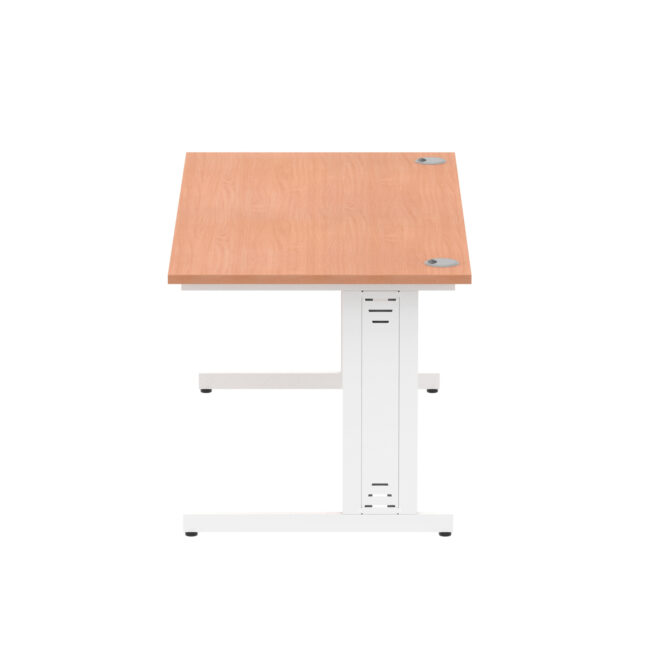 Impulse 1600mm Straight Desk Cable Managed Leg - Image 16