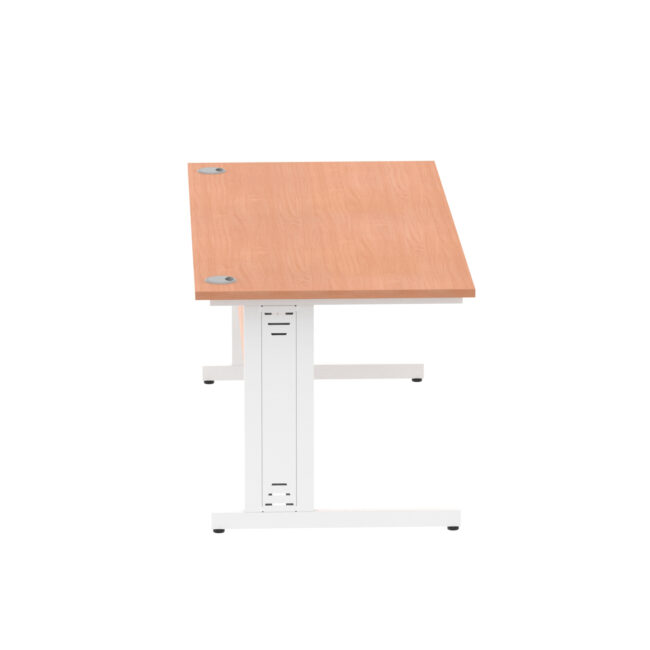 Impulse 1800mm Straight Desk Cable Managed Leg - Image 12