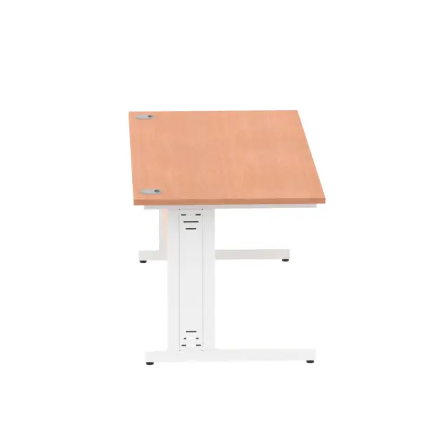 Impulse 1800mm Straight Desk Cable Managed Leg - Image 12