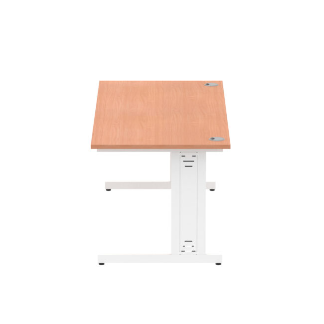 Impulse 1800mm Straight Desk Cable Managed Leg - Image 16