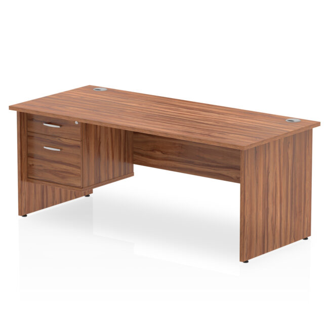Impulse 1800mm Panel End Straigh Desk With Single Fixed Pedestal - Image 21