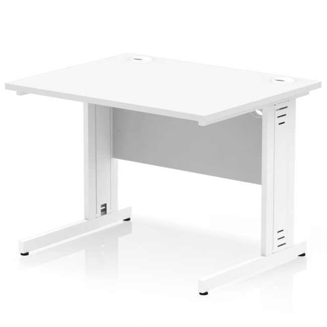 Impulse 1000mm Straight Desk Cable Managed Leg - Image 89