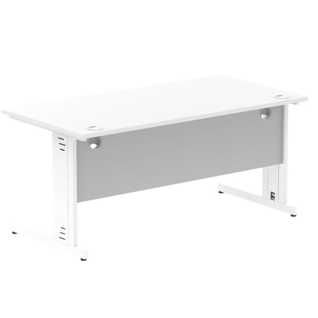 Impulse 1600mm Straight Desk Cable Managed Leg - Image 95