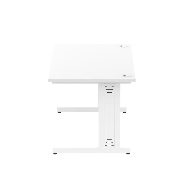 Impulse 1600mm Straight Desk Cable Managed Leg - Image 96