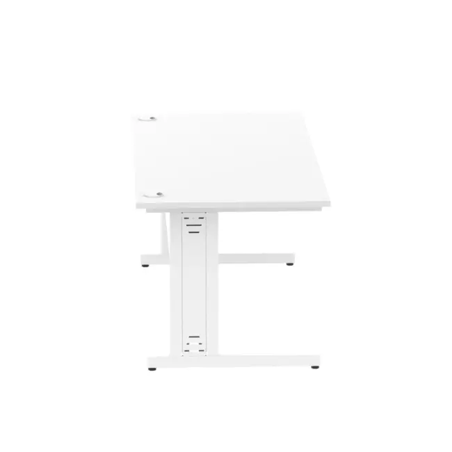 Impulse 1800mm Straight Desk Cable Managed Leg - Image 92