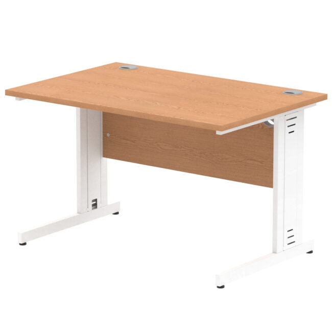 Impulse 1200mm Straight Desk Cable Managed Leg - Image 57