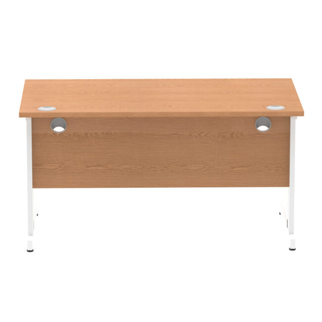 Impulse 1400mm Straight Desk Cable Managed Leg - Image 62