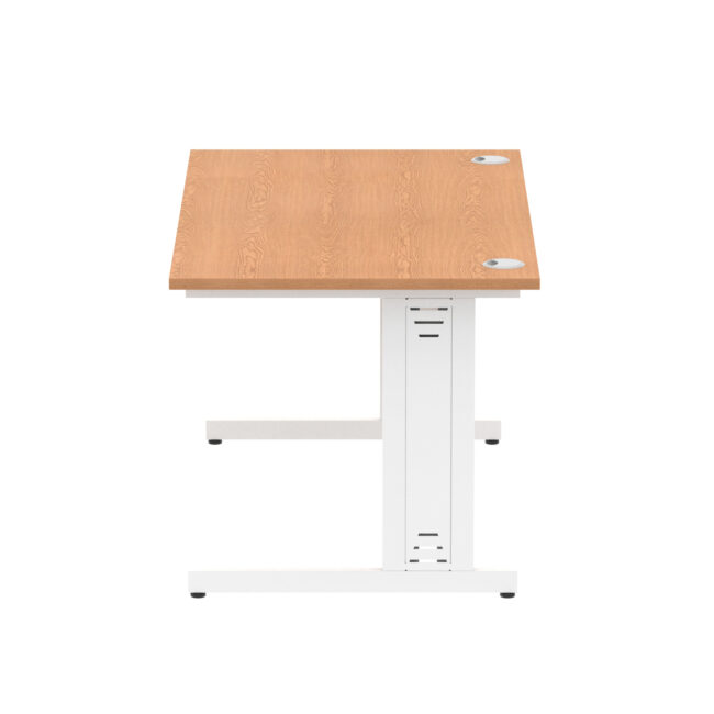 Impulse 1400mm Straight Desk Cable Managed Leg - Image 64