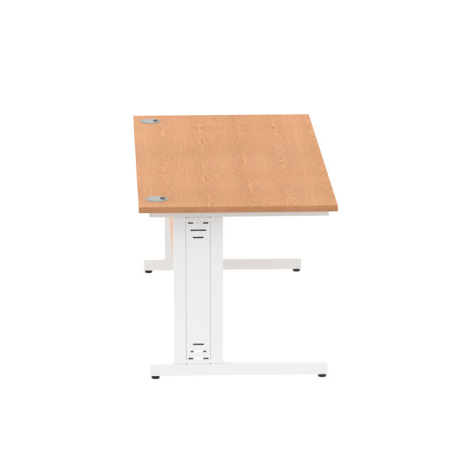 Impulse 1800mm Straight Desk Cable Managed Leg - Image 60