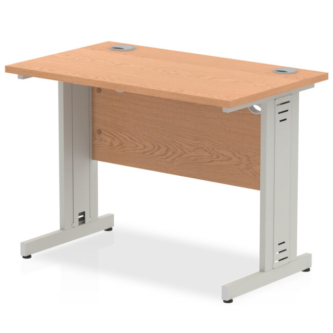 Impulse 1000mm Slimline Desk Cable Managed Leg - Image 7