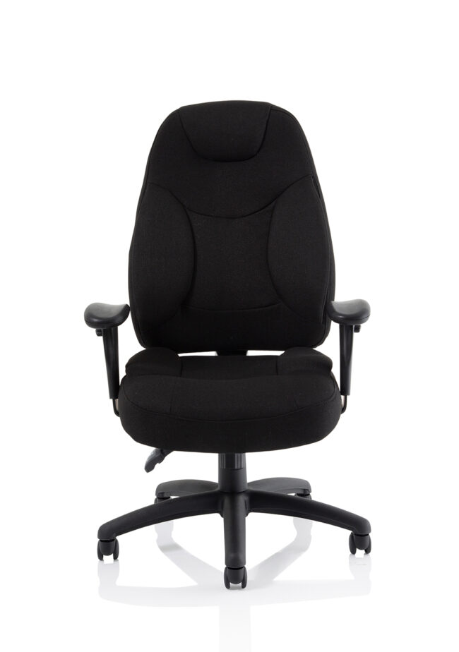 Galaxy Medium Back Task Operator Office Chair with Adjustable Arms - Image 2
