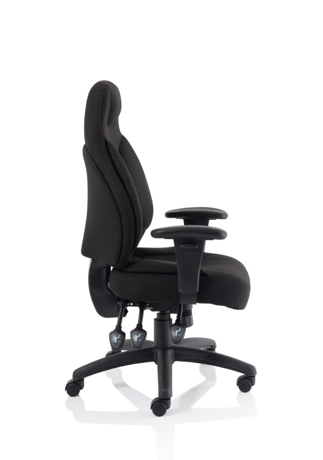 Galaxy Medium Back Task Operator Office Chair with Adjustable Arms - Image 8