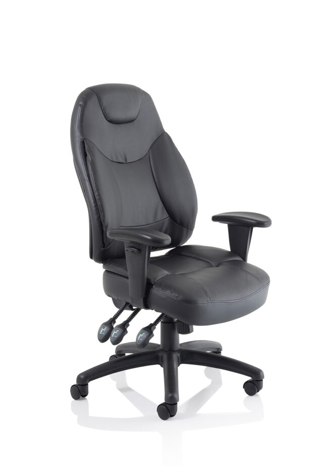 Galaxy Medium Back Task Operator Office Chair with Adjustable Arms - Image 9