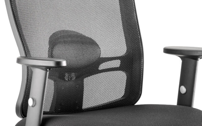 Portland Medium Mesh Back Task Operator Office Chair with Arms - Image 8