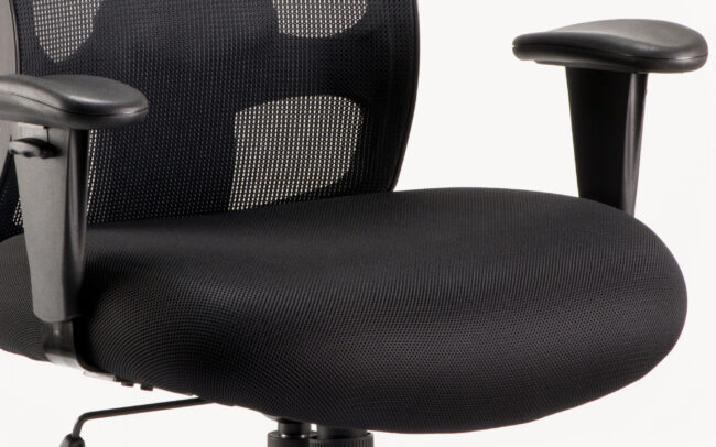 Portland HD High Back Heavy Duty Task Operator Office Chair with Arms - Image 4