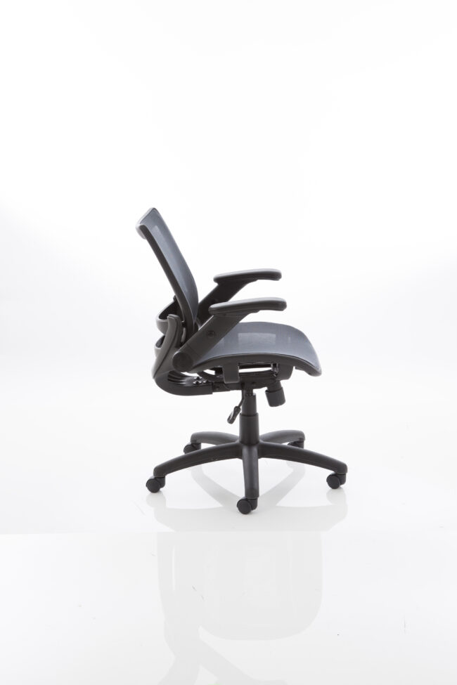 Fuller Medium Mesh Back Task Operator Office Chair with Folding Arms - Image 5