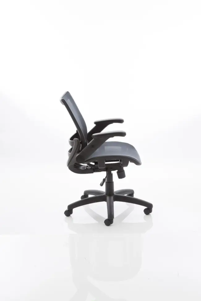 Fuller Medium Mesh Back Task Operator Office Chair with Folding Arms - Image 5