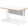 White/Natural Wood