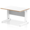 White/Natural Wood