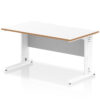 White/Natural Wood
