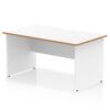 White/Natural Wood