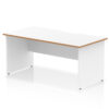 White/Natural Wood