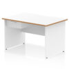 White/Natural Wood