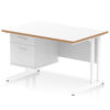 White/Natural Wood