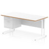White/Natural Wood