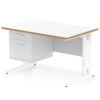 White/Natural Wood