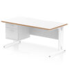 White/Natural Wood