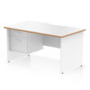 White/Natural Wood