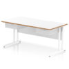 White/Natural Wood