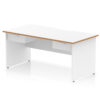White/Natural Wood