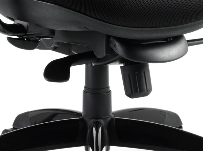 Stealth Shadow High Mesh Back Ergonomic Posture Chair with Arms - Image 22