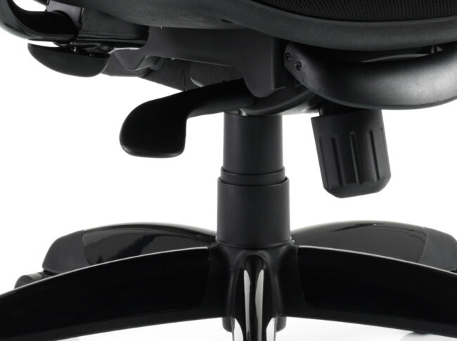 Stealth Shadow High Mesh Back Ergonomic Posture Chair with Arms - Image 23