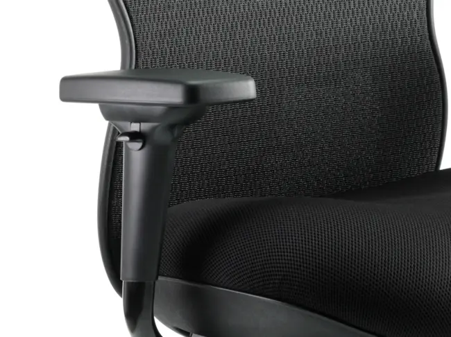 Stealth Shadow High Mesh Back Ergonomic Posture Chair with Arms - Image 18