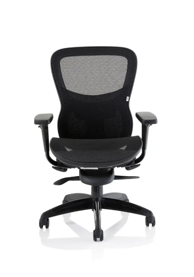 Stealth Shadow High Mesh Back Ergonomic Posture Chair with Arms - Image 2
