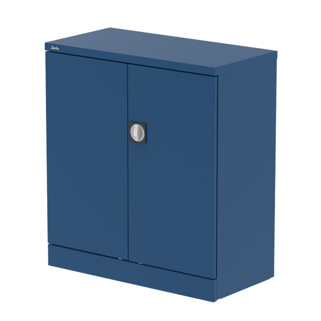 Qube Stationery 2-Door Cupboard With Shelves - Image 9