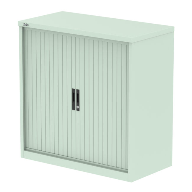 Qube Side Tambour Cupboard With Shelves - Image 15