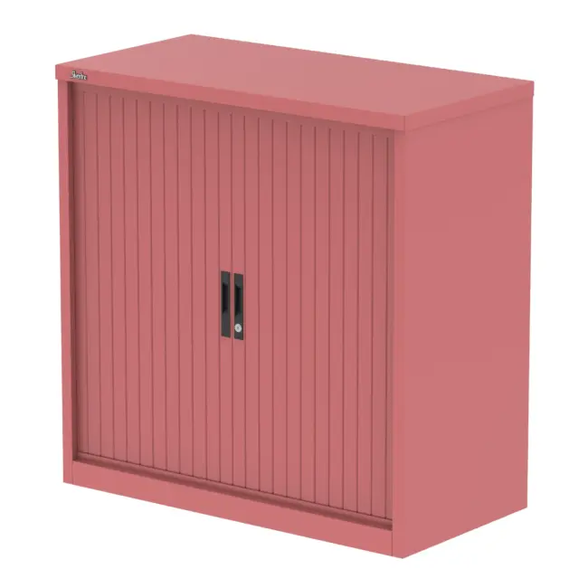 Qube Side Tambour Cupboard With Shelves - Image 19